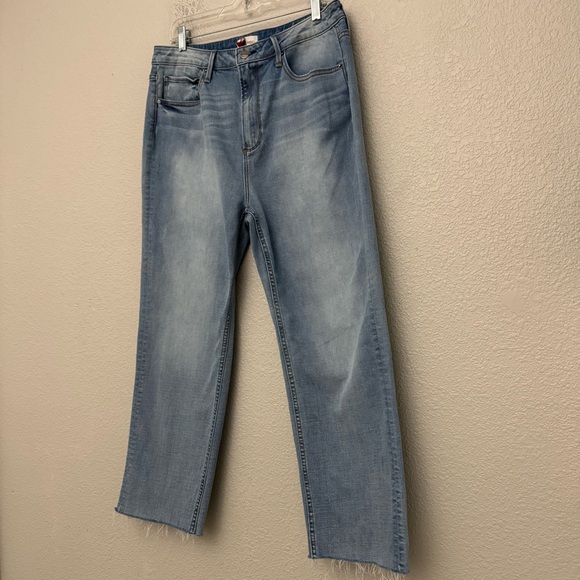 Driftwood Royce Light Wash Straight Raw Hem Jeans Size 31 - Picture 7 of 12